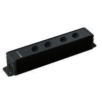 CUBO presa multipla nero 4x tipo 13
