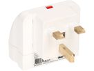Reiseadapter Grossbritannien / Typ 13 3-polig weiss
