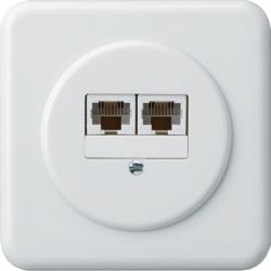 UP Gr.1 Telefondose weiss