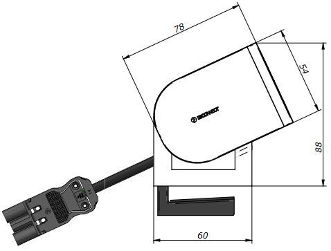 SUPRA Steckdoseneinheit weiss 1x Typ 13 1x USB-C 60W 1x USB A/C