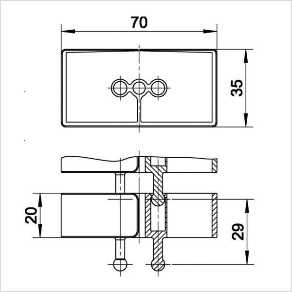 Kabelschlange Cube 2D schwarz