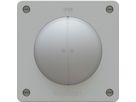 pulsante doppio NA/NC 2x illuminato INC exo IP55 grigio luce