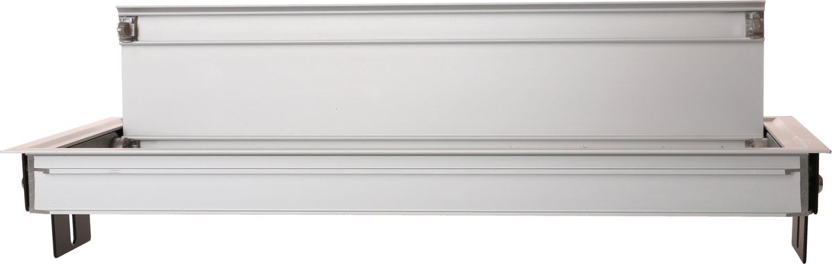 Duo plus Cover cadre agencé court alu anodisé incl. fixation