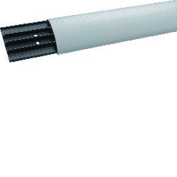 passage de plancher avec 4 compartiments en PVC SL 18x75mm gris
