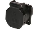 Einbausteckdose 1x Typ 21 L+N IP55 schwarz