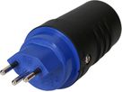fiche type 13 3 pôles noir/bleu IP55