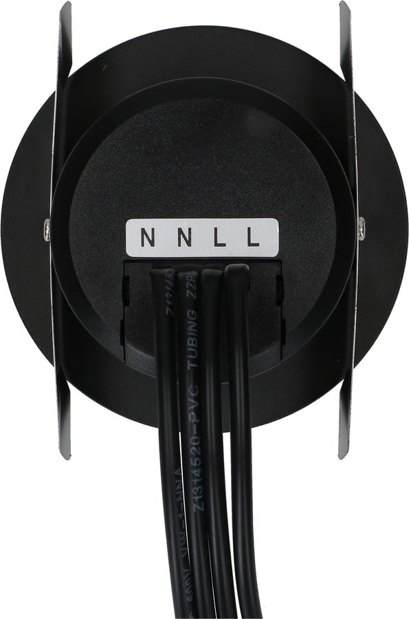 LED-Einbauspot WOODY Ø68 schwarz matt 3000K 660lm 60°