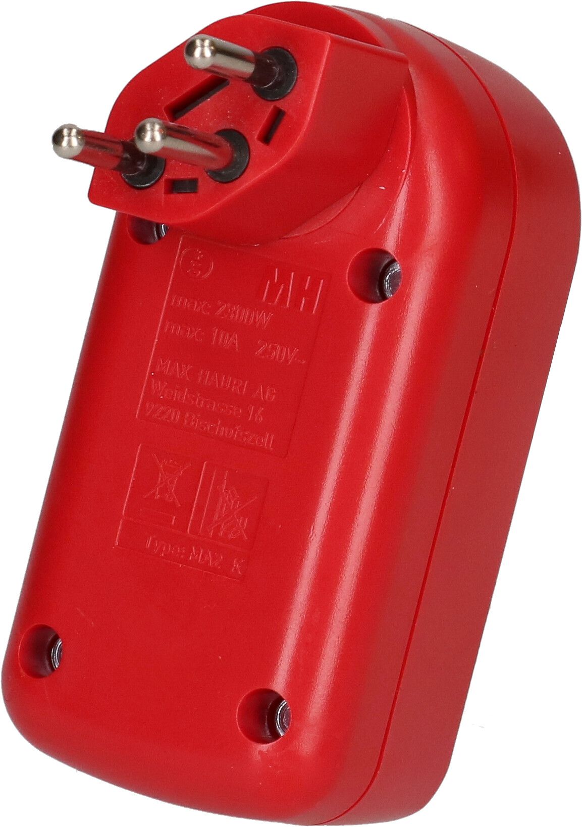 Adaptor 2x type 13 turnable red