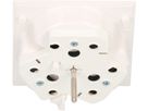 prise 3x type 13 plaque frontale BS Kallysto blanc