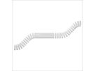 Kabelschlange Pro 80 1.00m weiss RAL9003