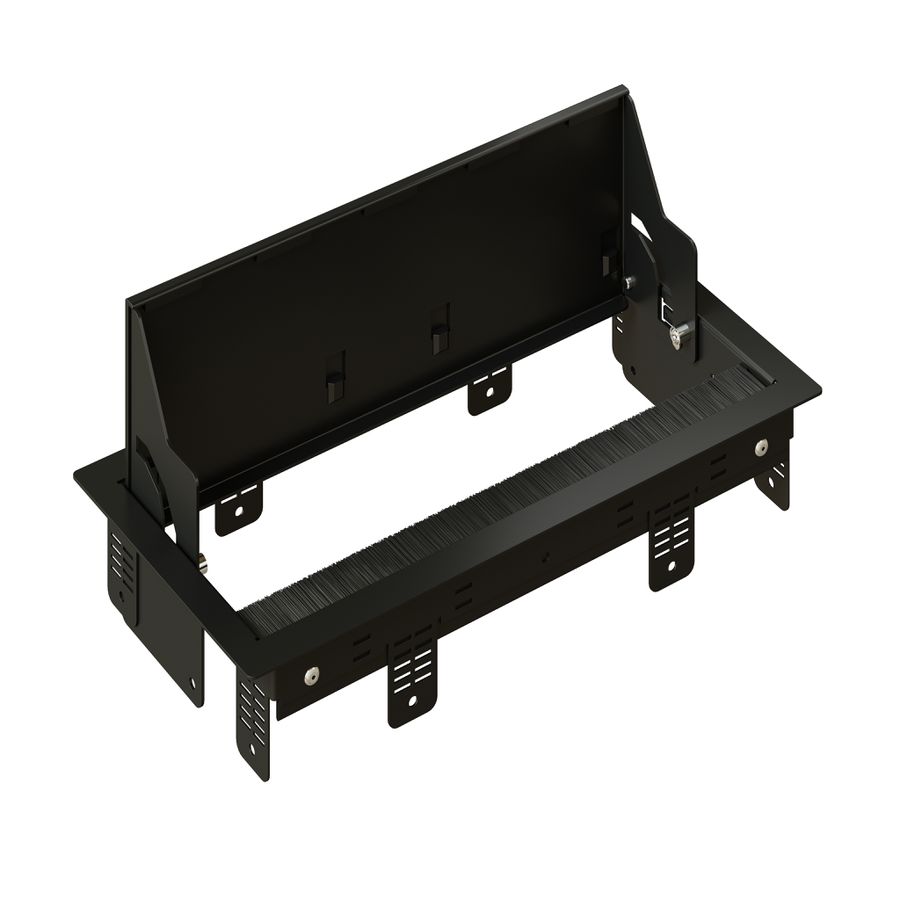 CAP PLUS Einbaurahmen schwarz M 4-fach