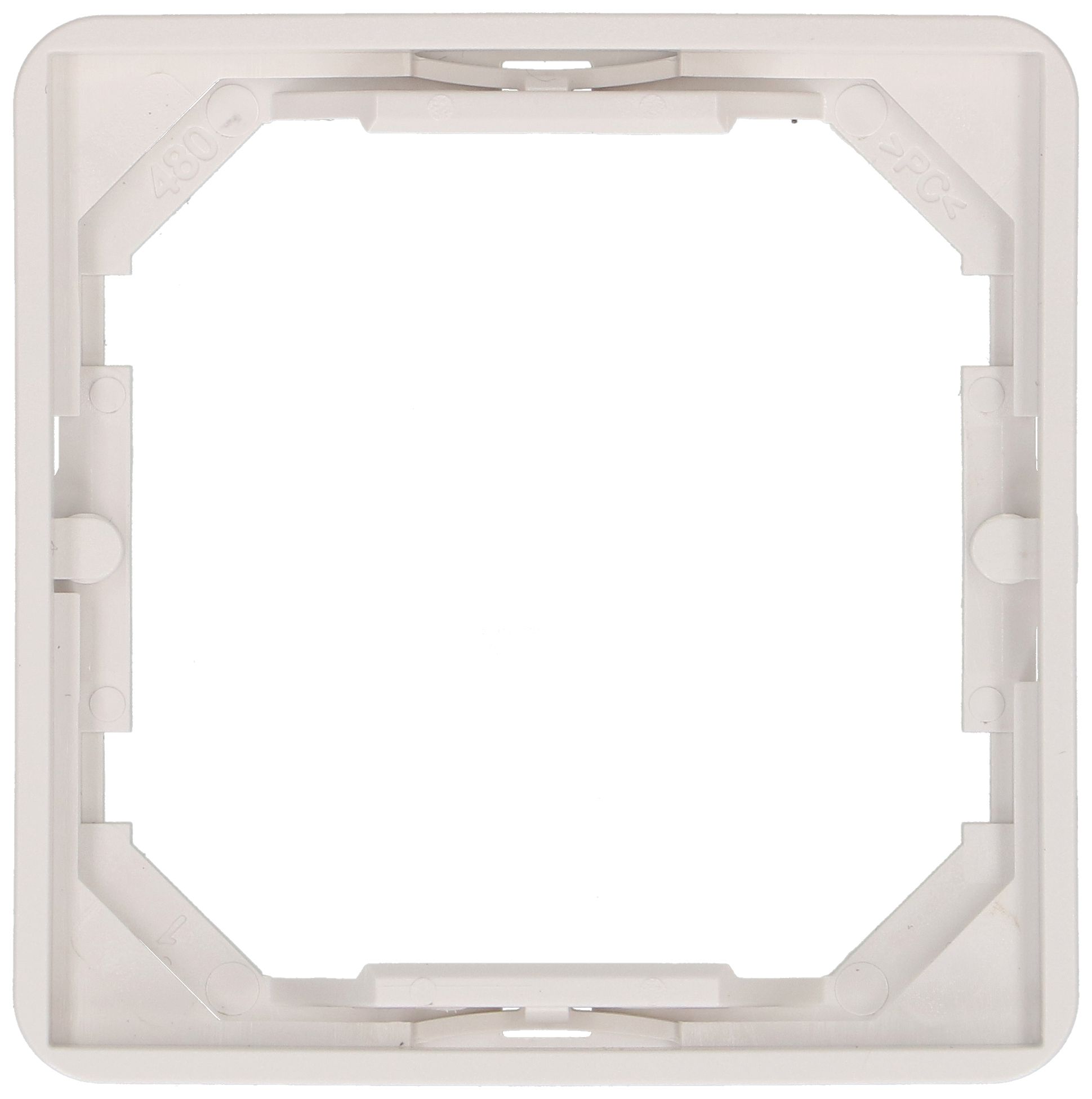 Frontplate to Loxone white, priamos