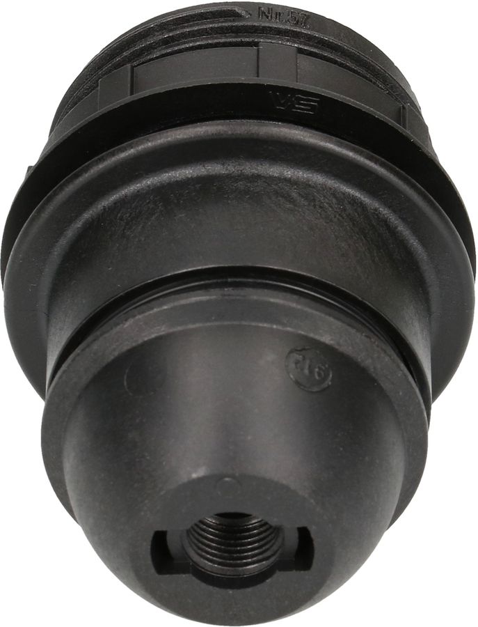 E27-Fassung Randmantel M10x1 schwarz