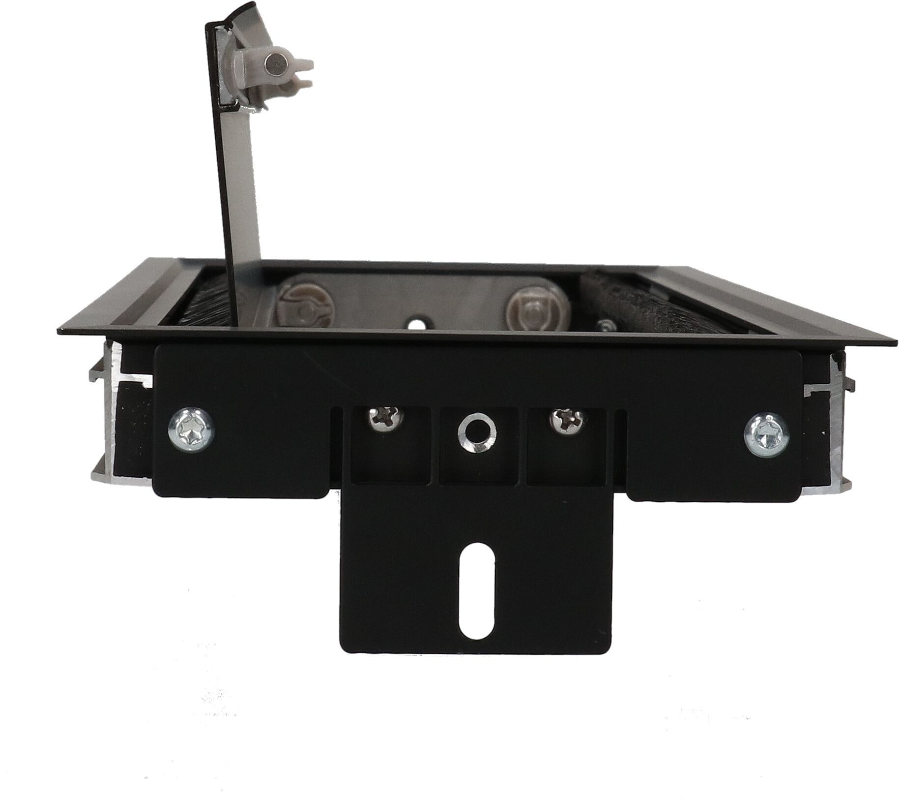 Duo plus Cover Einbaurahmen kurz schwarz inkl. Befestigung