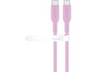 Ladekabel USB-C Silikon 1.5m pink
