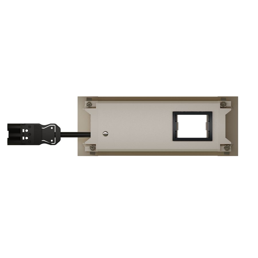 INTRO2.0 - 1 X SOCKET + 1 X USB A/C + 1 X EMPTY MODULE