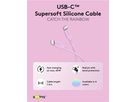 Ladekabel USB-C Silikon 1.5m pink