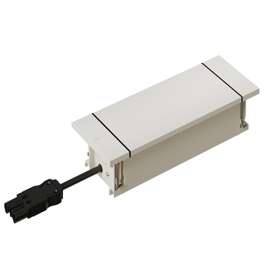 NEXO Steckdoseneinheit weiss 2x Typ 13 1x Leermodul