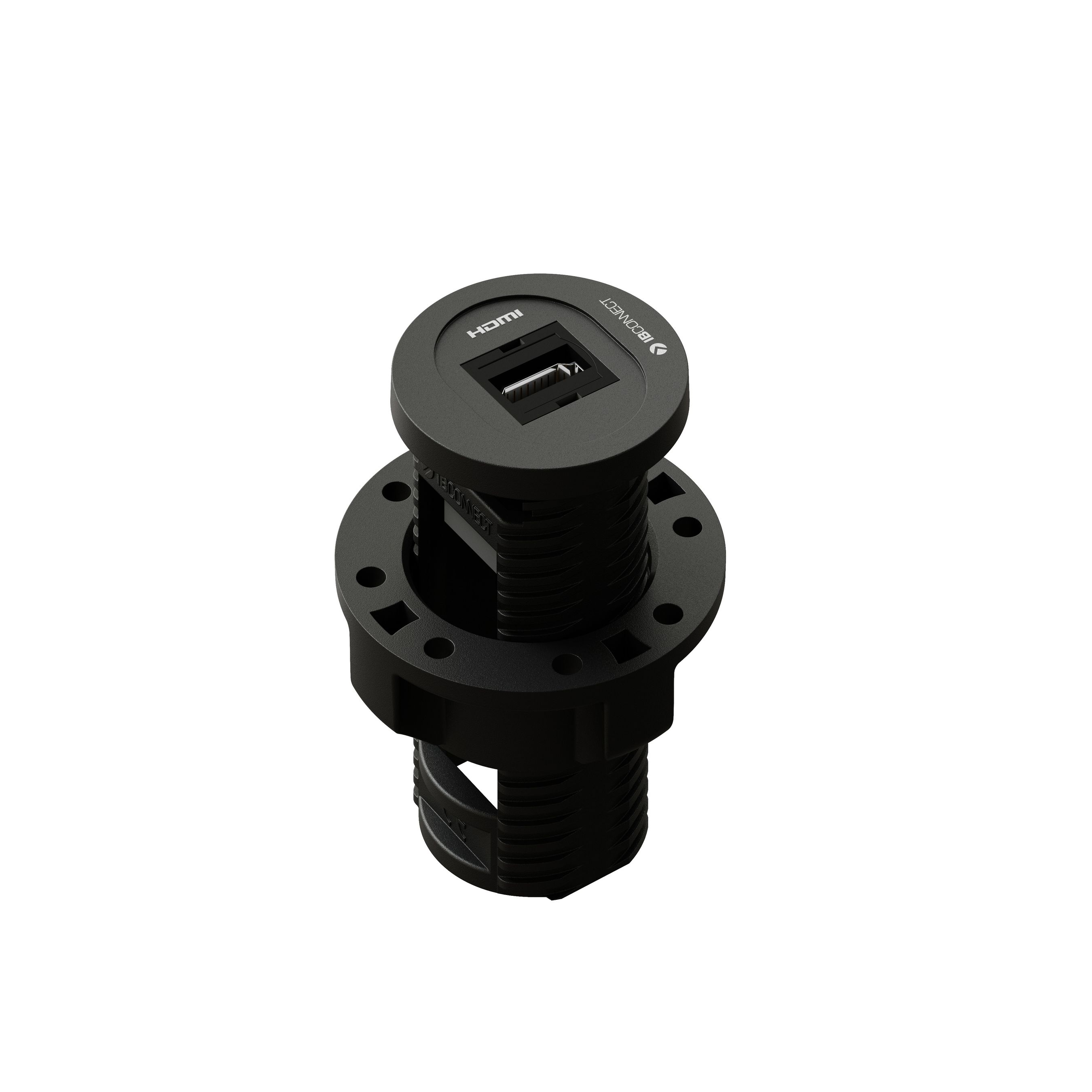 BIT bloc multiprise noir 1x HDMI