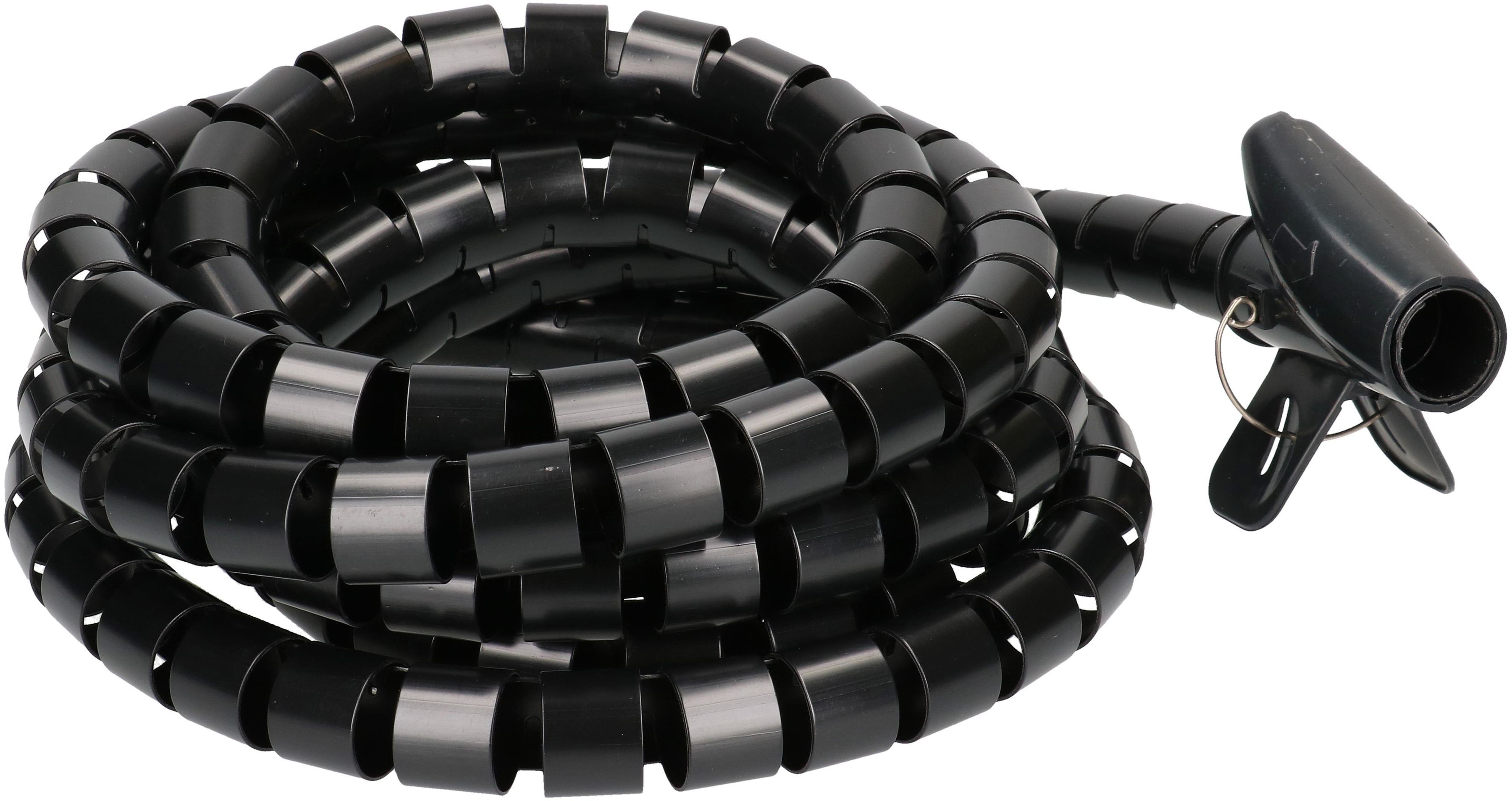 tube spirale D=20mm noir L=3m