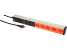 PDU 19 Zoll 5x Typ23 orange 1HE ÜSS/NF