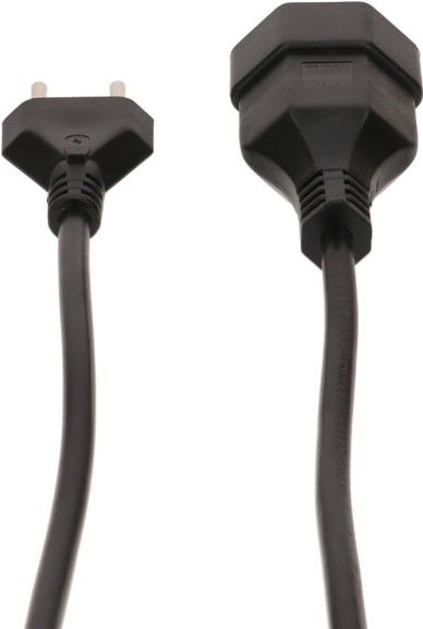 TD-Verlängerung H05VV-F3G1.0 4m schwarz Typ 12 / Typ 13