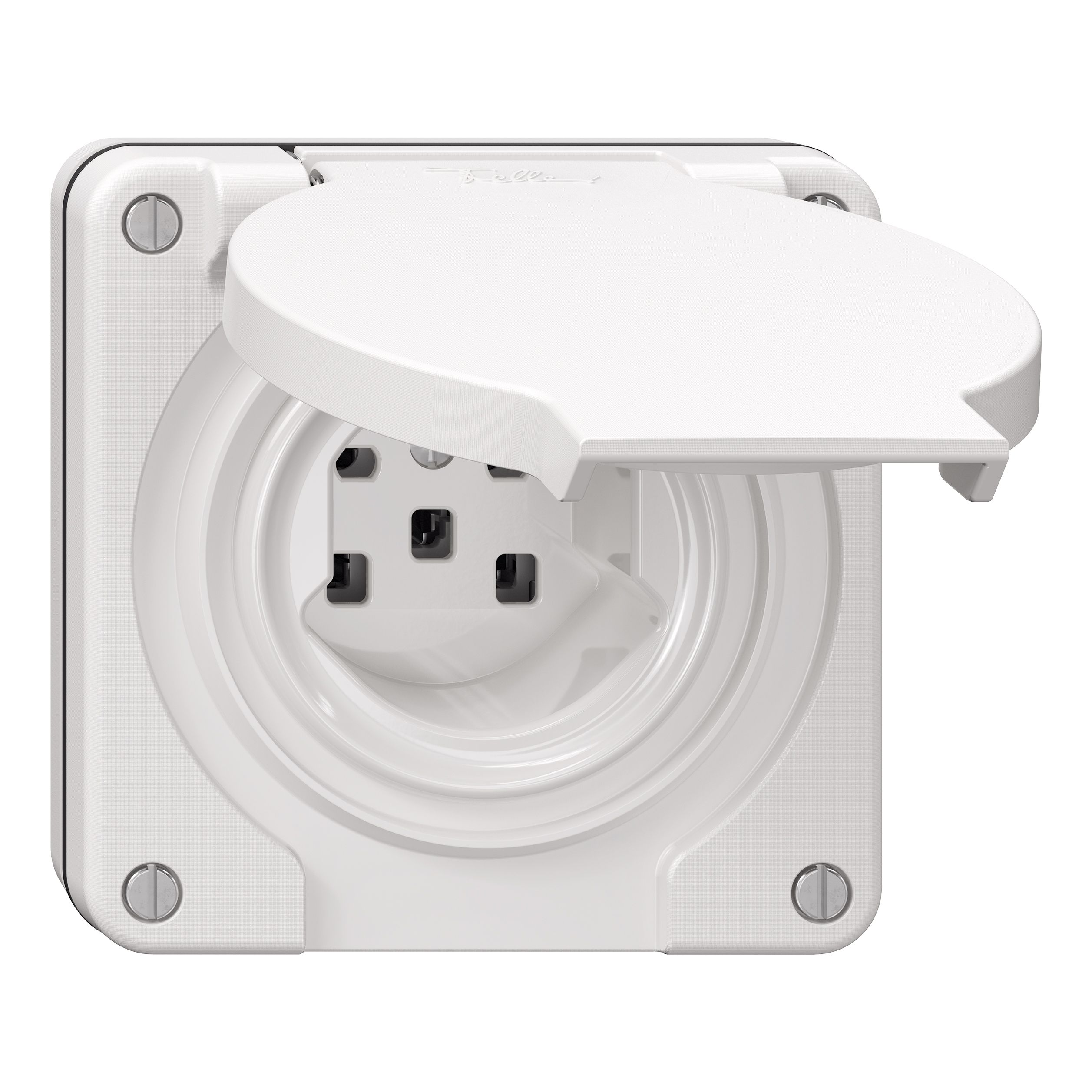 presa 1x tipo 25 dim.1x1 INC Nevo bianco