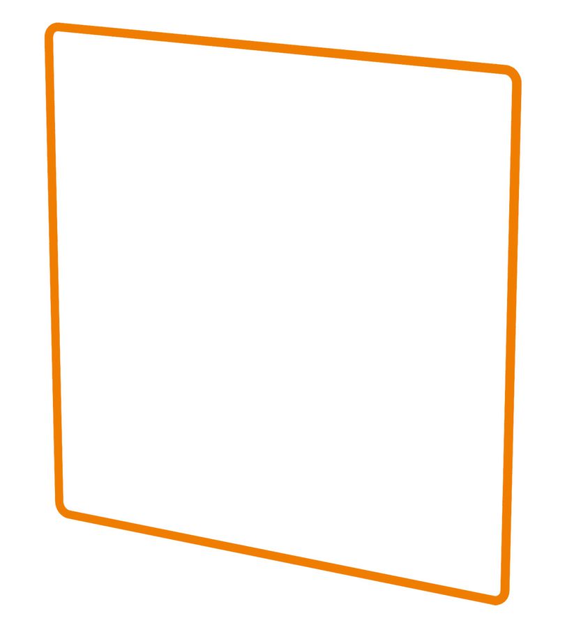 profilo decorativo dim.3x3 priamos arancione