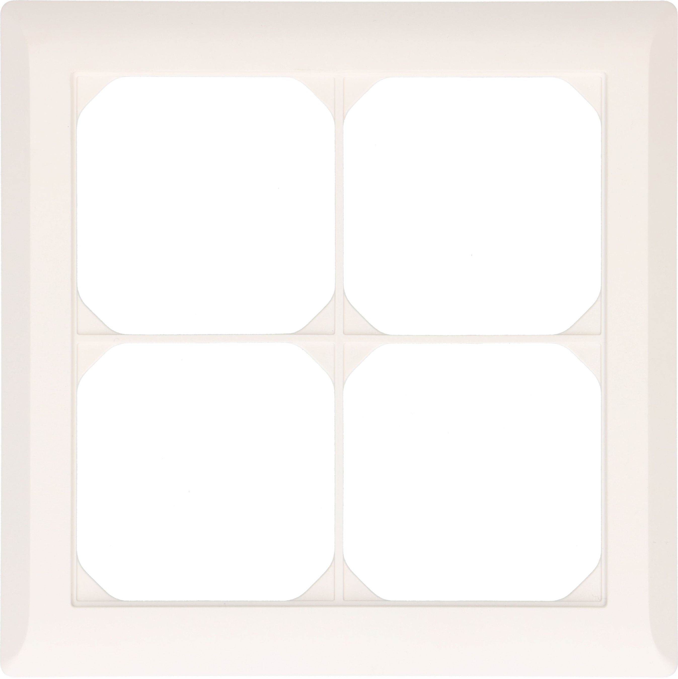 Abdeckrahmen Gr.2x2 UP Kallysto weiss