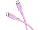 Ladekabel USB-C Silikon 1.5m pink