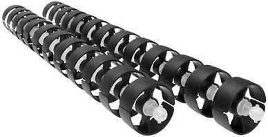 serpente del cavo Orbit 50 1.00m nero RAL9005