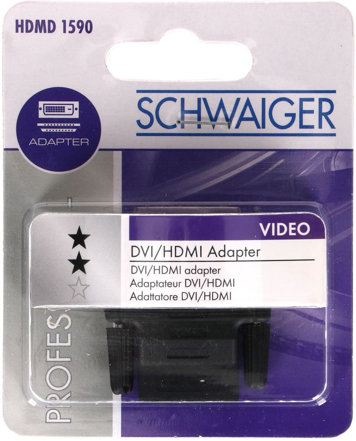 HDMI/DVI Adapter schwarz