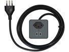 presa aggiuntiva per mobili 1x tipo 13 USB C+C ant 2m tipo 12