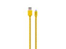 cavo da USB-A a Lightning con impronta del metro 1.2m giallo