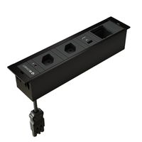 CUBOBOX presa multipla nero M 4 2x tipo 13 1x USB-A/C 1x vuoto