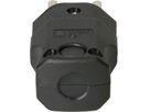 Stecker Typ 23 gewinkelt 3-polig schwarz