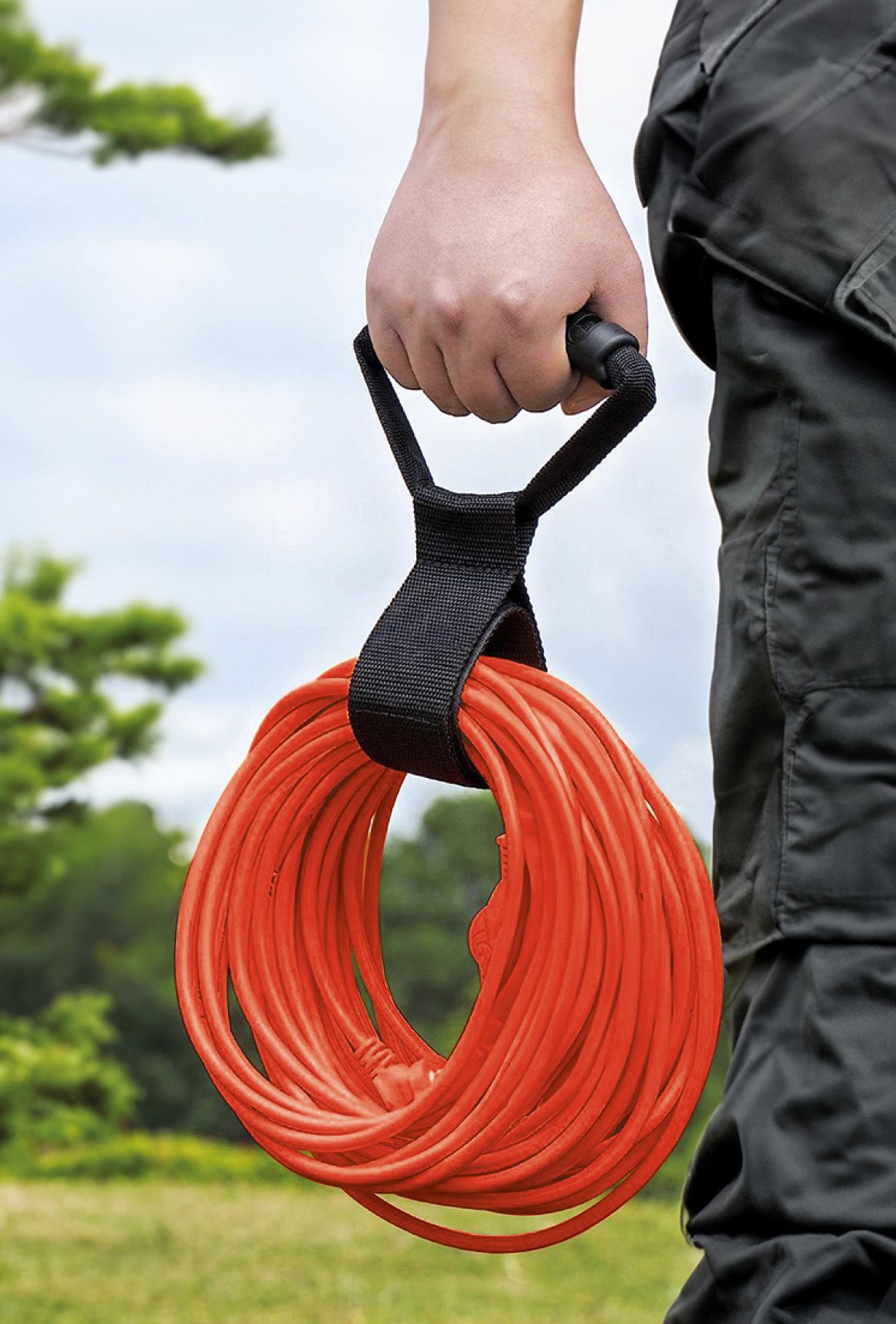 Verlängerungskabel Organizer schwarz