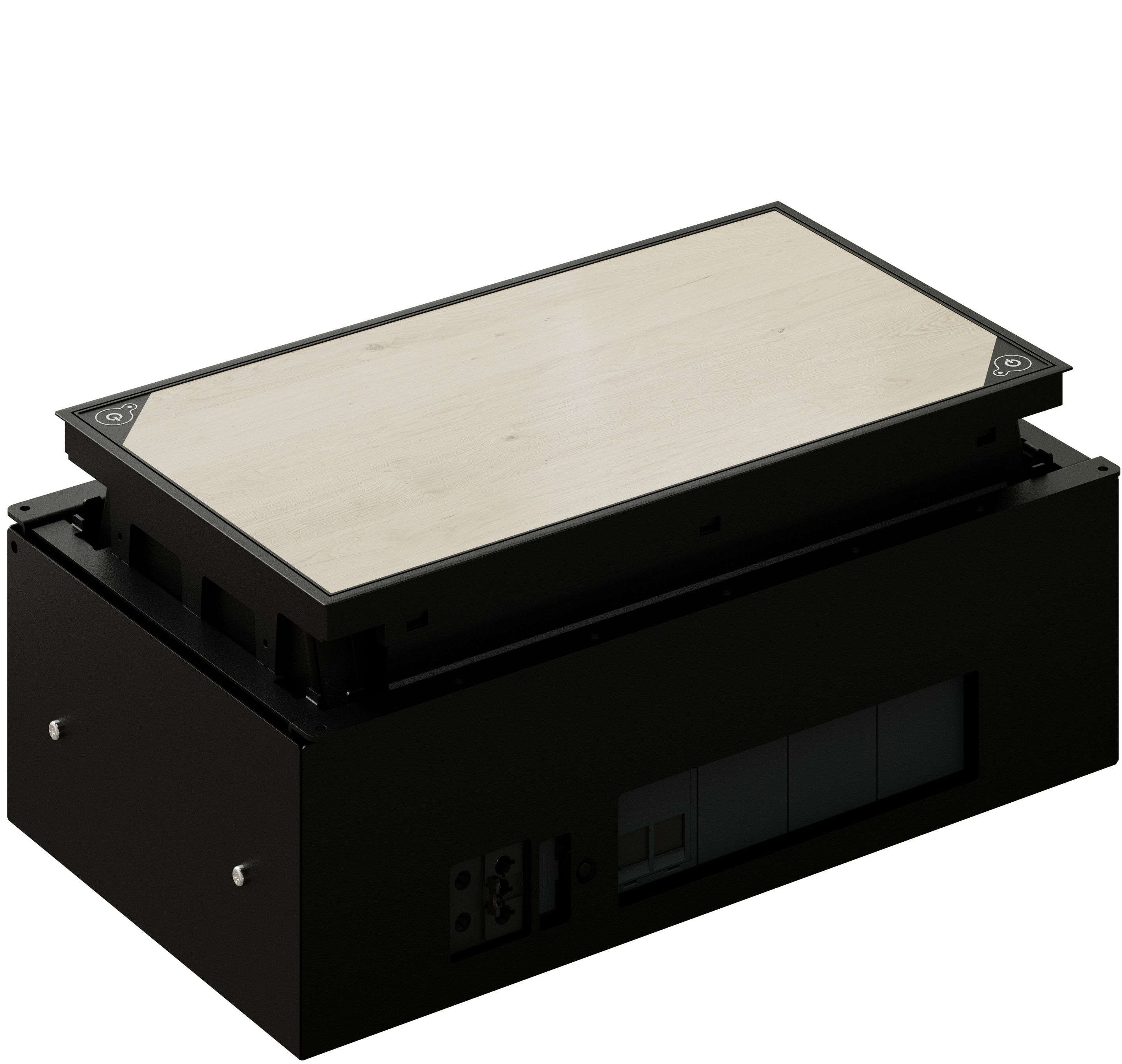 MEETING Steckdo. schwarz 9x Typ 13 3x RJ45 1x VGA 15 1x Klinke3.5