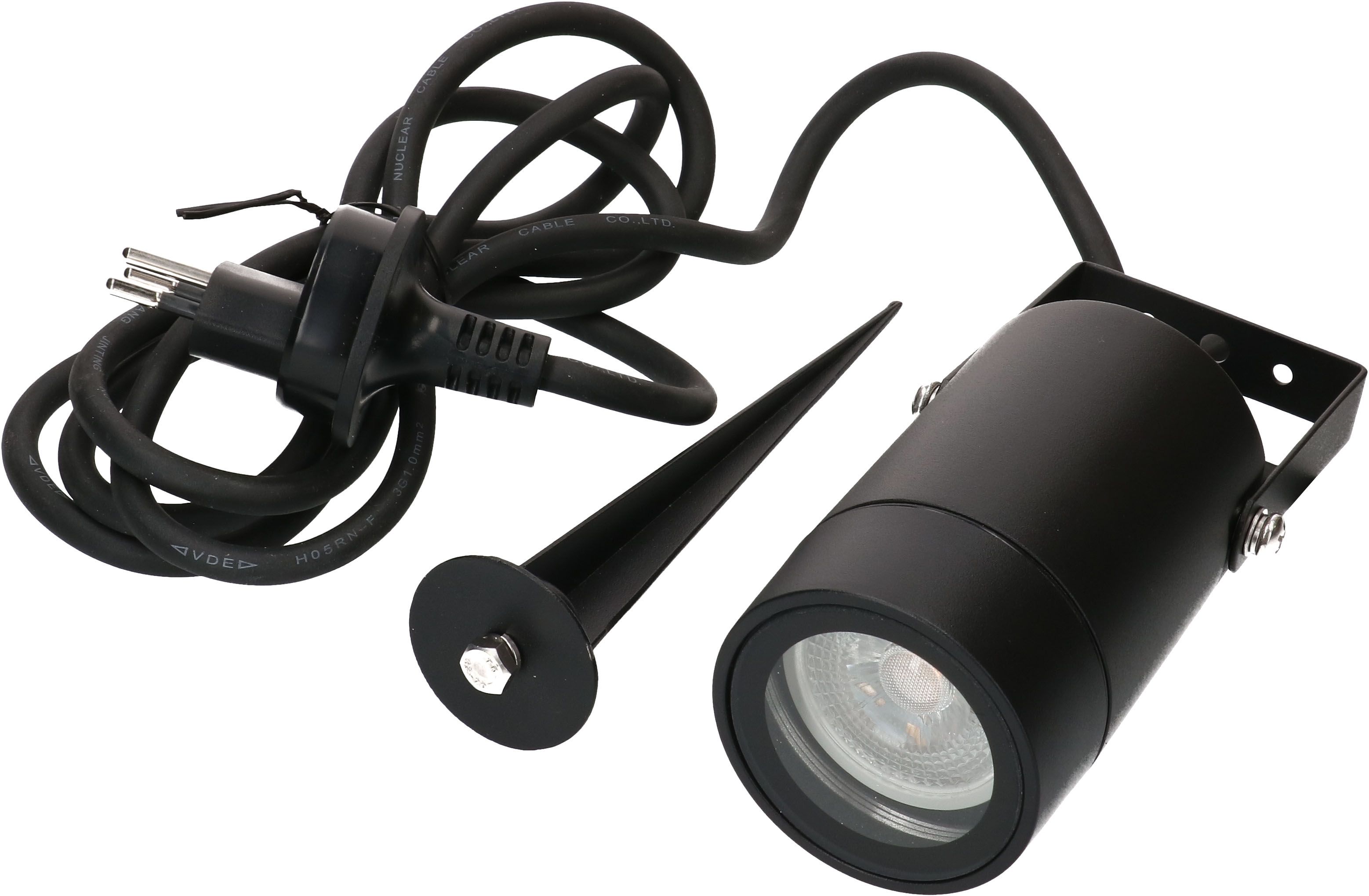 lampada di giardino Marso / ALU nero IP65 / +lamp. GU10 / tipo 13