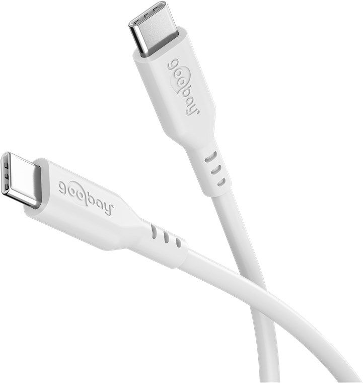 cavo di ricarica USB-C silicone 1.5m bianco