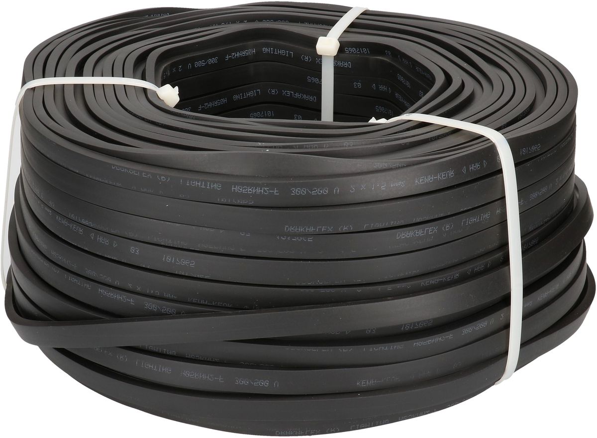 câble Illu H05RNH2-F2X1.5 500m, noir
