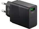 USB Schnellladegerät QC3.0 (18W) schwarz