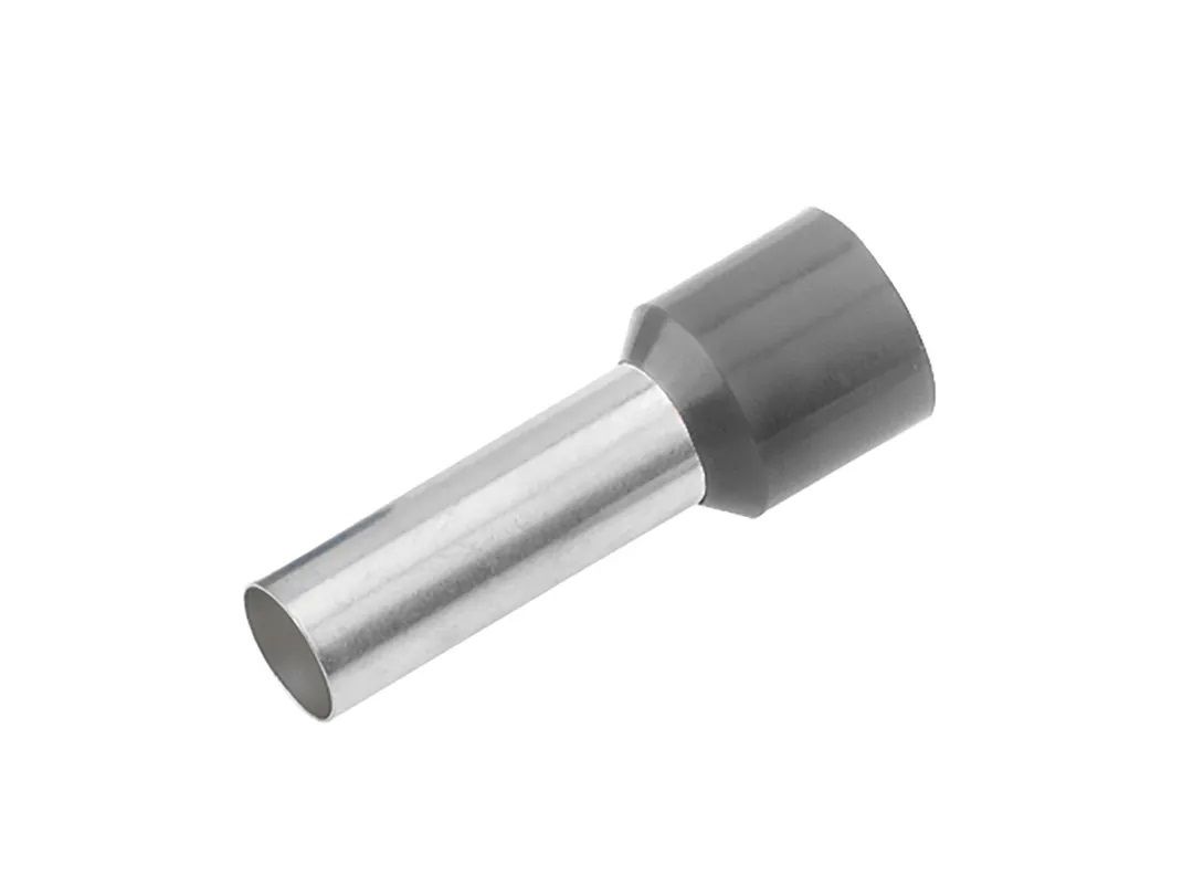 capocorda isolata 0.75mm² x 10mm grigio