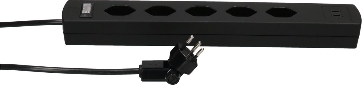 multip. Safety Line 5x type 13 90° nr interr. USB aim. 2m cli.