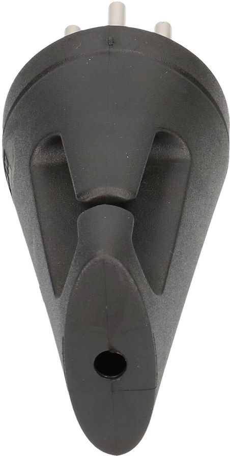 Gummistecker Typ 12 3-polig schwarz