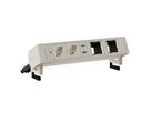 SUPRA bloc multiprise blanc 2x type 13 1x USB-A/C 2x module vide