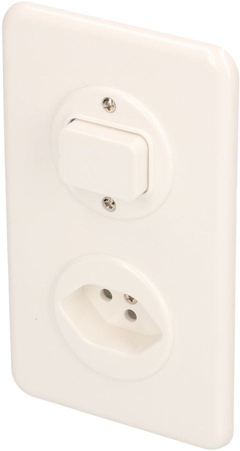 combinazione schema 3 / tipo 13 dim.2x1 INC Basico bianco
