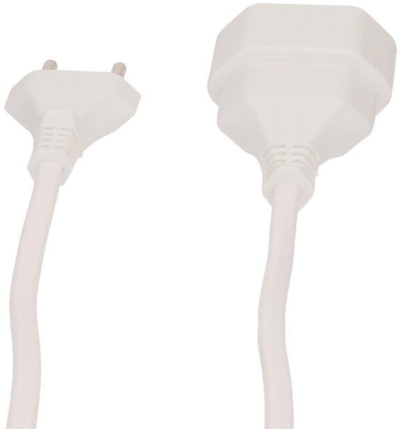 TDF-Verlängerung H05VVH2-F2X1.0 5m weiss BS Typ 11 / Typ 11