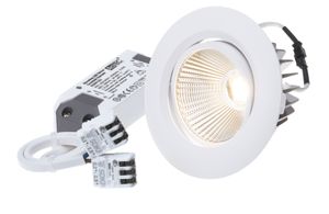 LED-Einbauspot AXO weiss, 3000K, 960lm, 38°