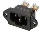 Apparatestecker Typ C16A 3-polig schwarz